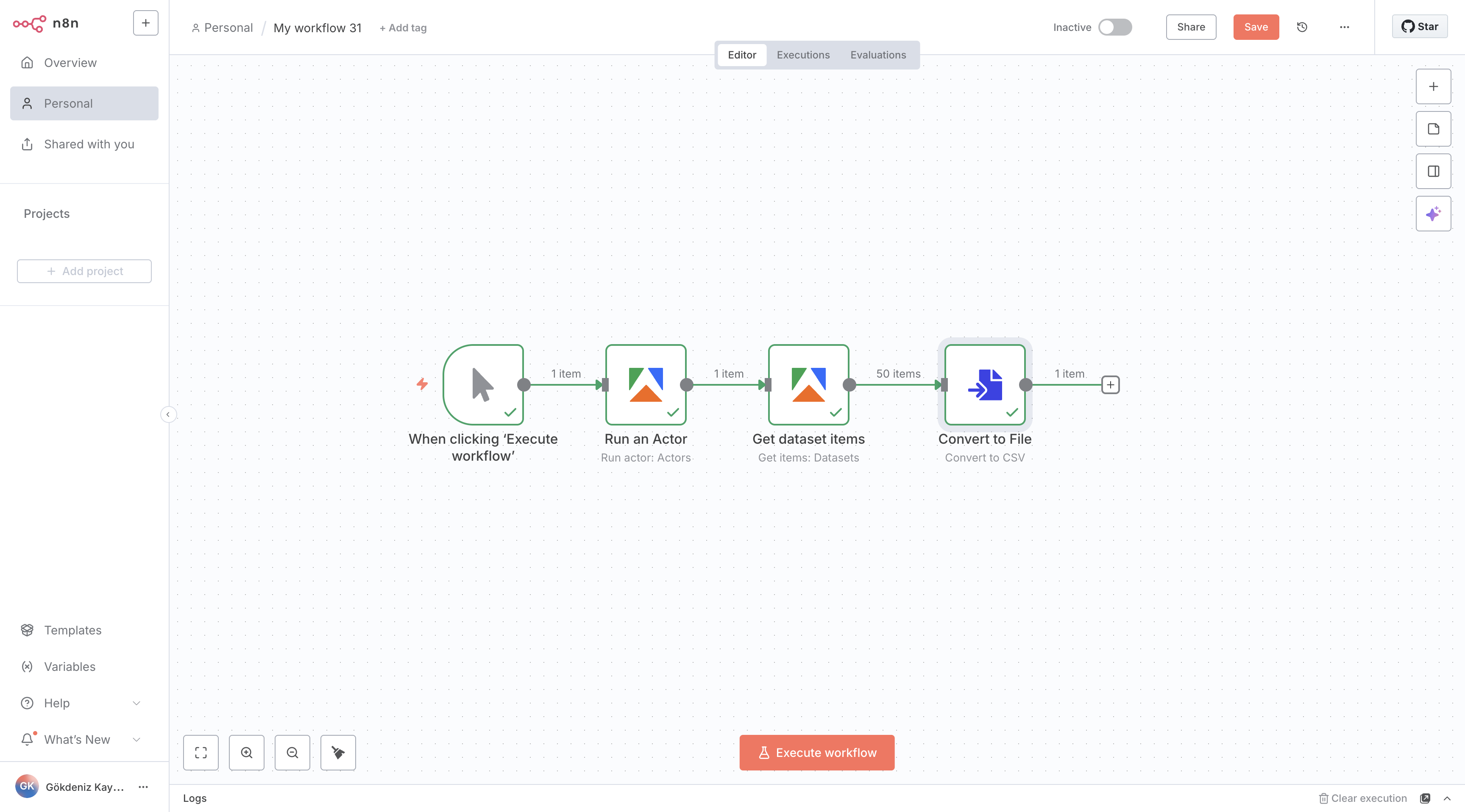 Apify Node
