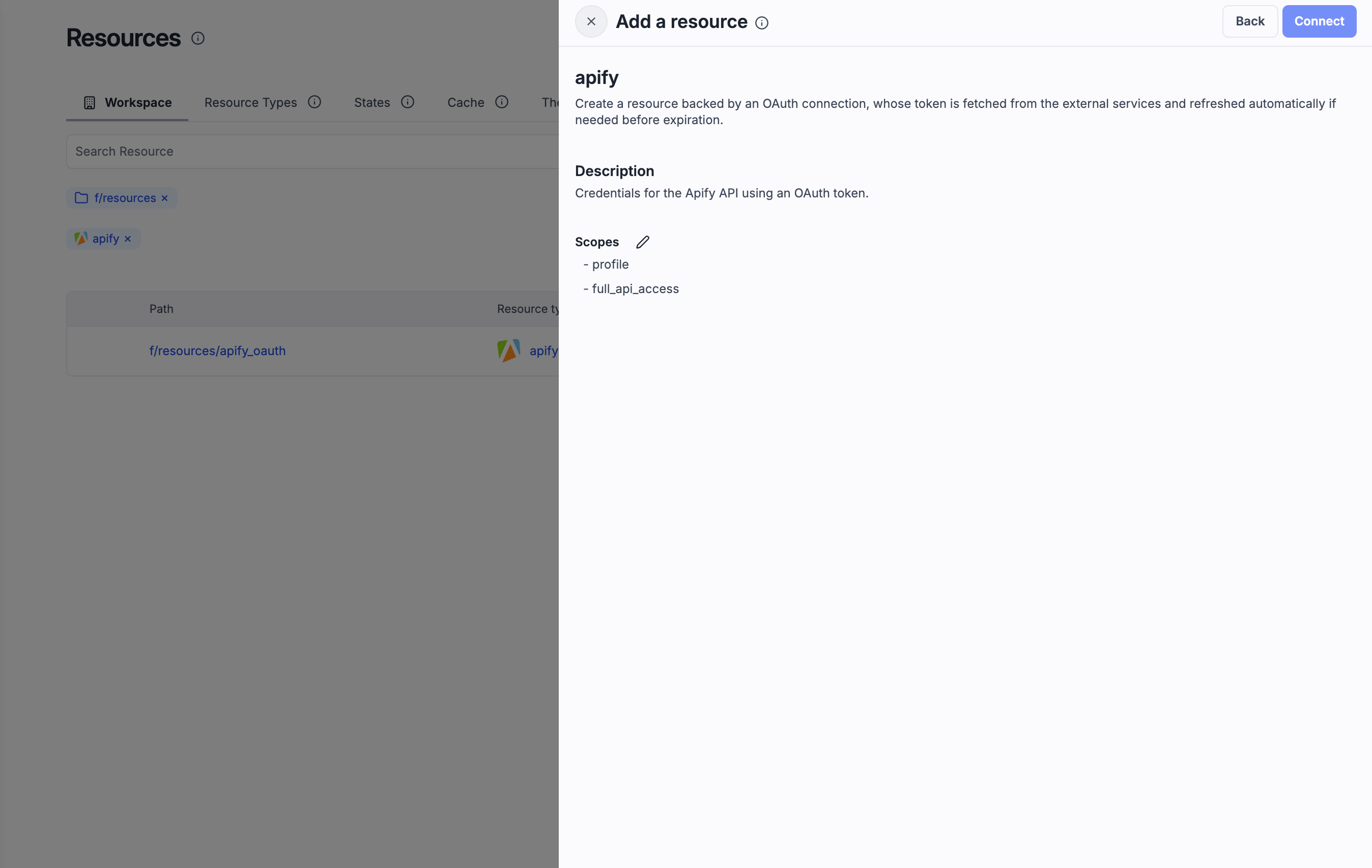 Apify Auth
