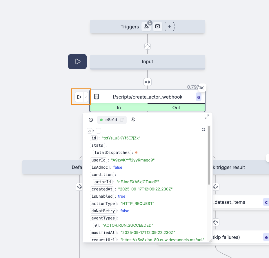 Apify Webhook