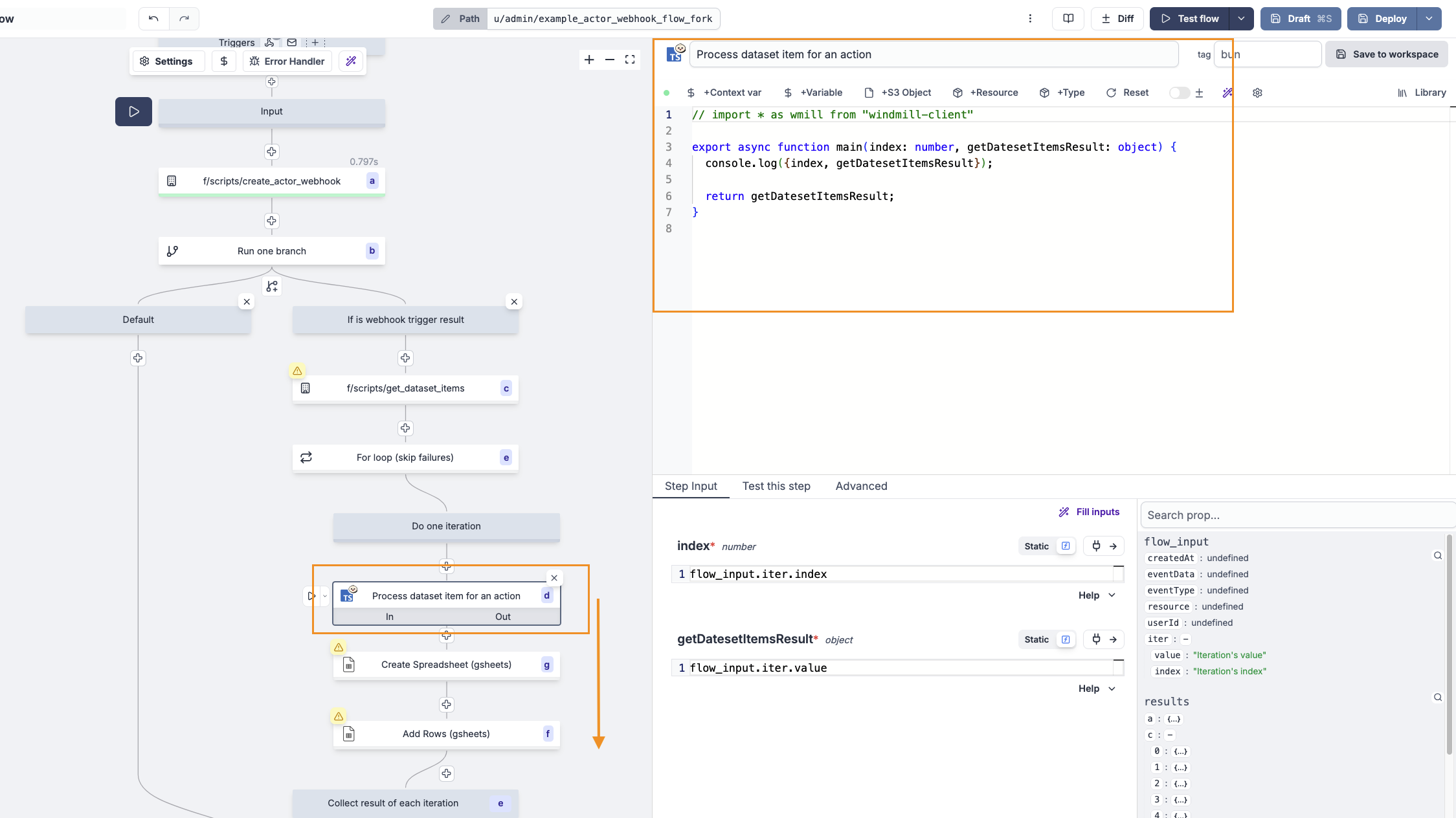 Apify Webhook