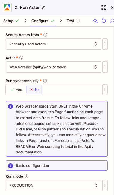 Zapier Action